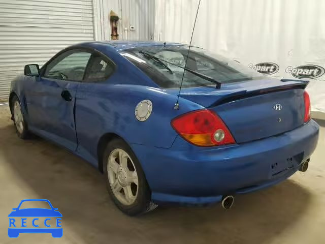 2004 HYUNDAI TIBURON KMHHM65D74U153314 image 2