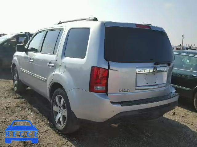 2012 HONDA PILOT TOUR 5FNYF3H97CB005076 image 2