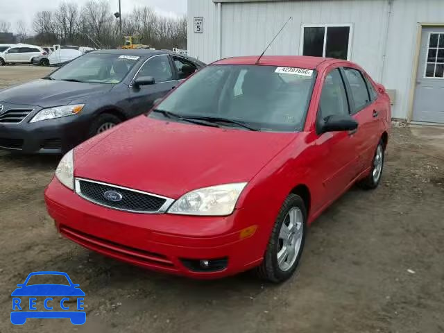 2007 FORD FOCUS ZX4 1FAFP34N37W311643 image 1