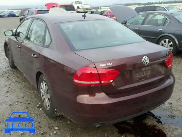 2013 VOLKSWAGEN PASSAT S 1VWAP7A34DC117292 image 2