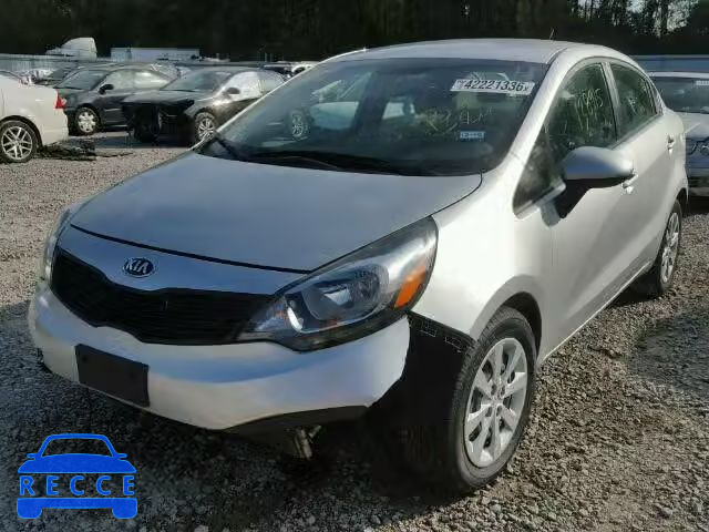 2014 KIA RIO LX KNADM4A33E6323529 image 1