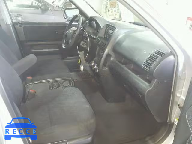 2006 HONDA CR-V LX JHLRD785X6C059264 зображення 4