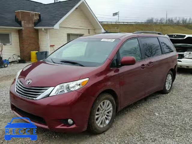 2014 TOYOTA SIENNA XLE 5TDYK3DC2ES473163 зображення 1