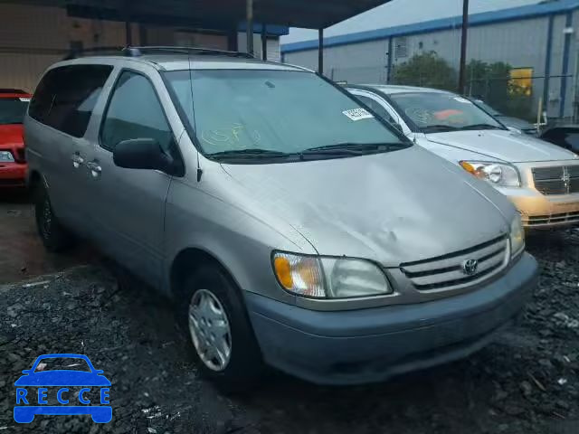 2001 TOYOTA SIENNA LE/ 4T3ZF13C71U403455 зображення 0