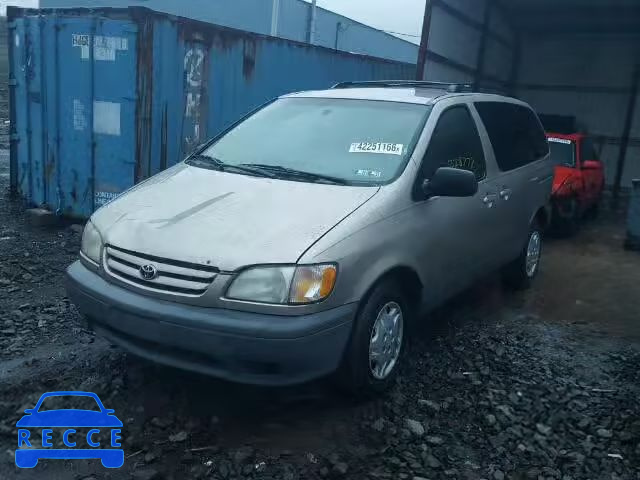 2001 TOYOTA SIENNA LE/ 4T3ZF13C71U403455 зображення 1