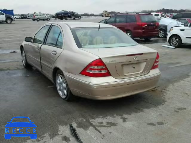 2001 MERCEDES-BENZ C240 WDBRF61J91F078225 Bild 2