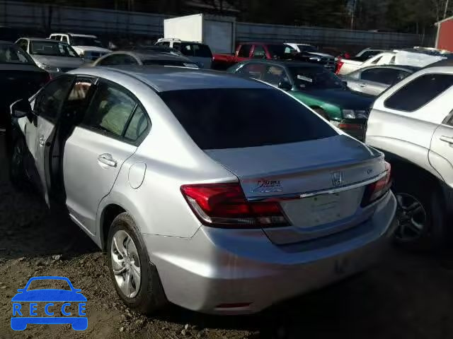 2013 HONDA CIVIC LX 19XFB2F50DE230962 зображення 2