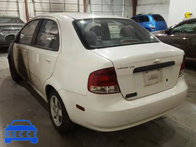 2005 CHEVROLET AVEO/LS KL1TD52645B293937 image 2