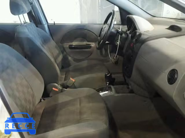 2005 CHEVROLET AVEO/LS KL1TD52645B293937 зображення 4