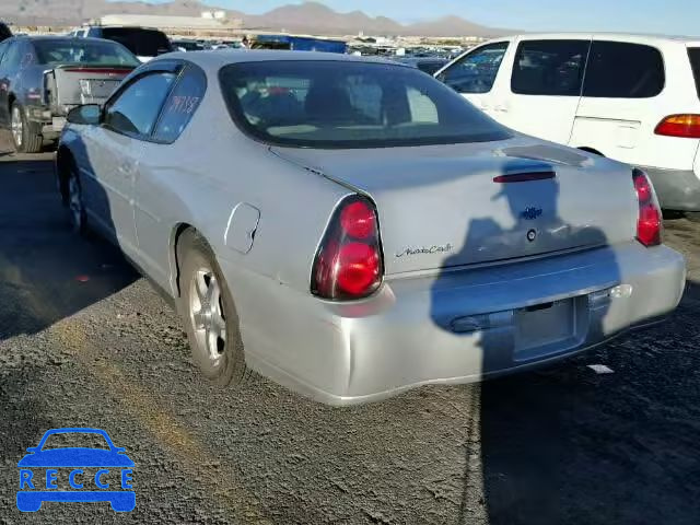 2003 CHEVROLET MONTE CARL 2G1WW12E039375896 зображення 2