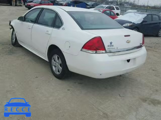 2009 CHEVROLET IMPALA 1LT 2G1WT57K891311918 зображення 2