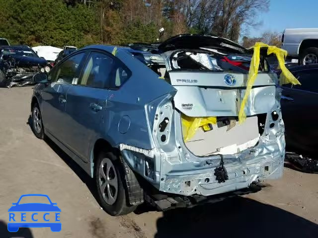 2015 TOYOTA PRIUS JTDKN3DUXF1914493 image 2