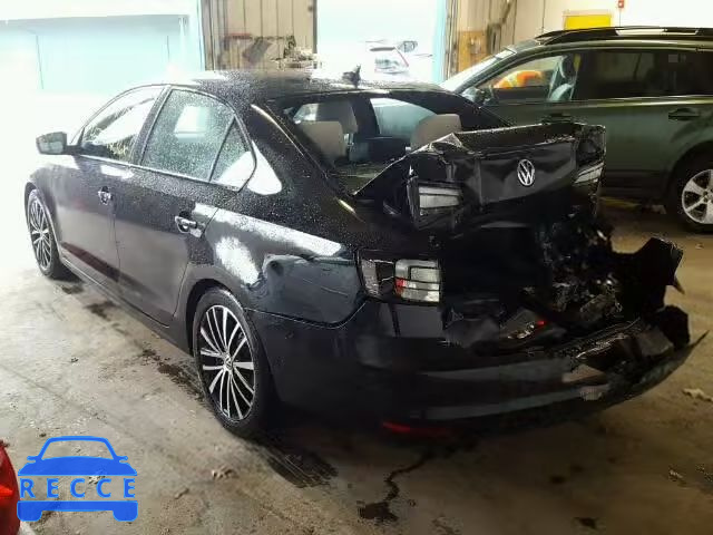 2016 VOLKSWAGEN JETTA SPOR 3VWB17AJ6GM280422 зображення 2