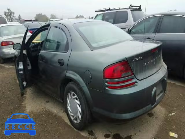 2003 DODGE STRATUS SE 1B3EL36XX3N519360 зображення 2