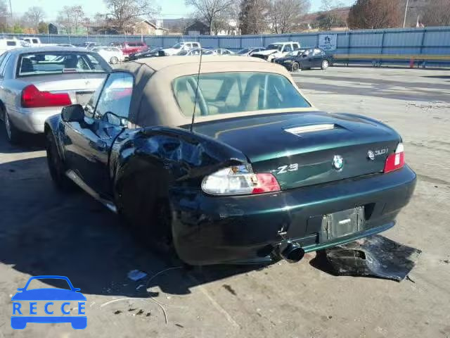 2001 BMW Z3 3.0 WBACN53421LJ58766 image 2