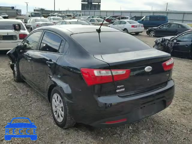 2013 KIA RIO LX KNADM4A36D6281386 image 2