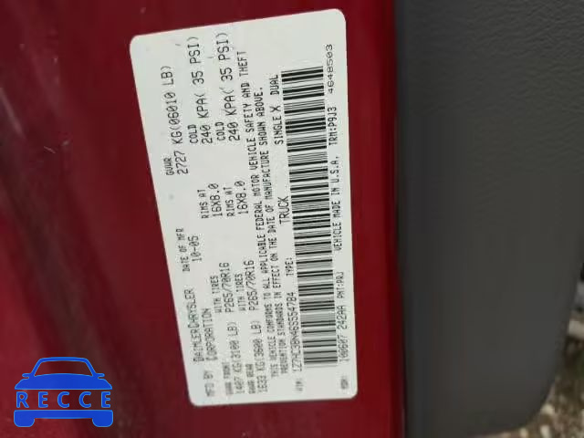 2006 MITSUBISHI RAIDER DUR 1Z7HC38N46S554784 image 8