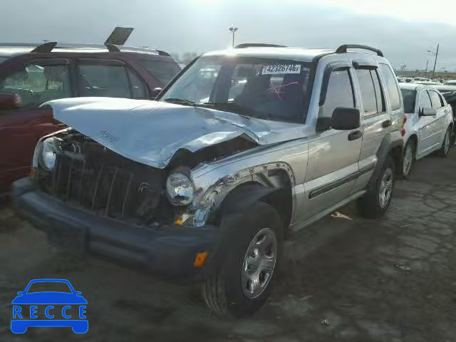 2007 JEEP LIBERTY SP 1J4GK48K47W504932 image 1