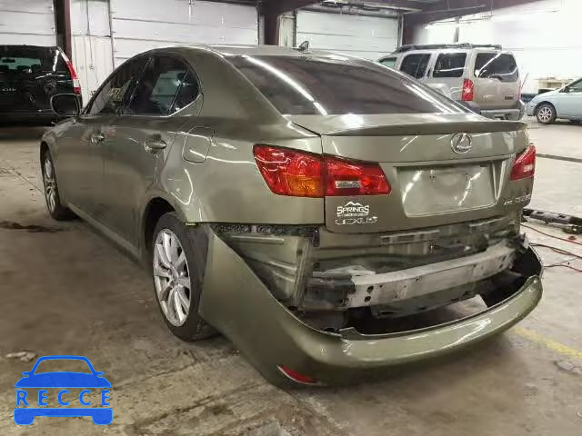 2007 LEXUS IS250 AWD JTHCK262075014908 image 2