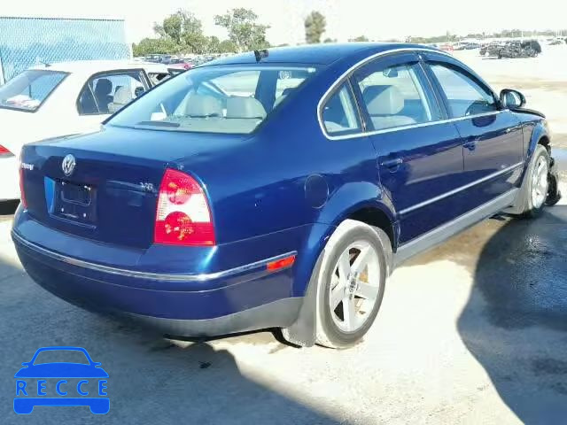 2004 VOLKSWAGEN PASSAT GLX WVWRH63BX4P246051 зображення 3