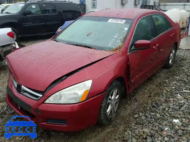 2007 HONDA ACCORD SE 1HGCM56347A102777 image 1