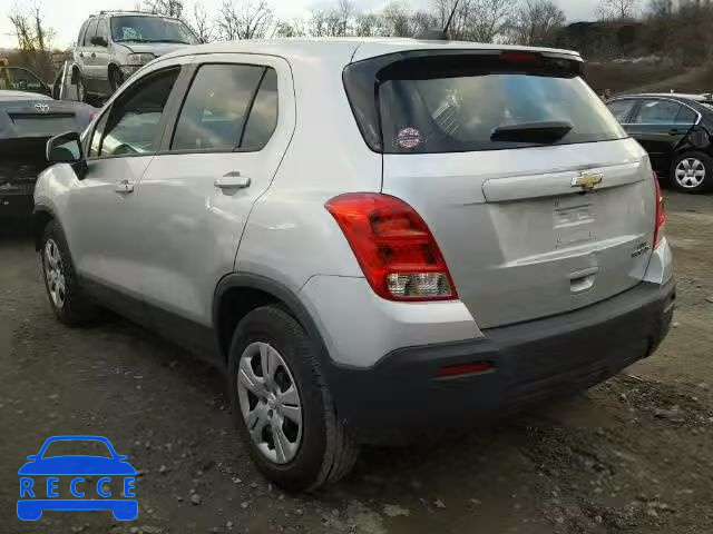 2016 CHEVROLET TRAX LS 3GNCJKSB0GL182453 зображення 2