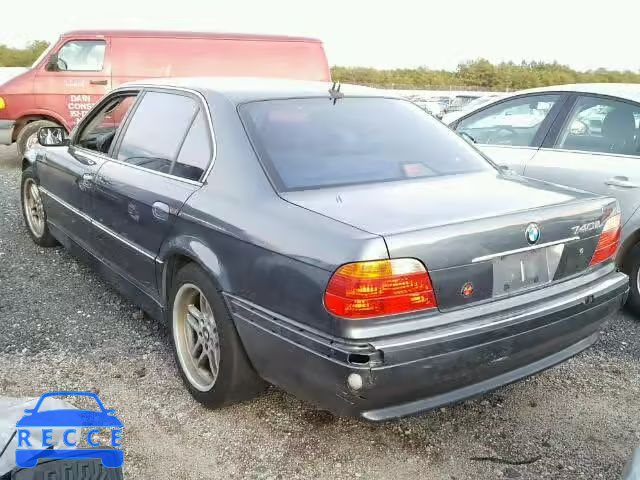 2000 BMW 740IL WBAGH8346YDP10039 Bild 2
