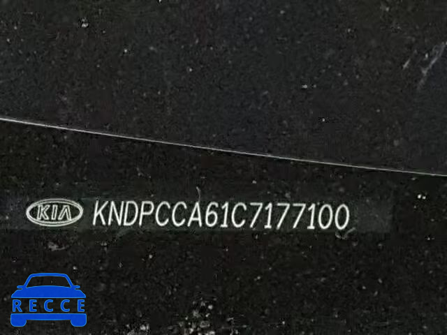 2012 KIA SPORTAGE S KNDPCCA61C7177100 зображення 9