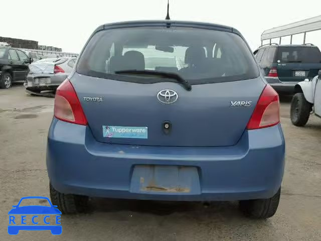 2007 TOYOTA YARIS JTDJT923X75069413 зображення 9