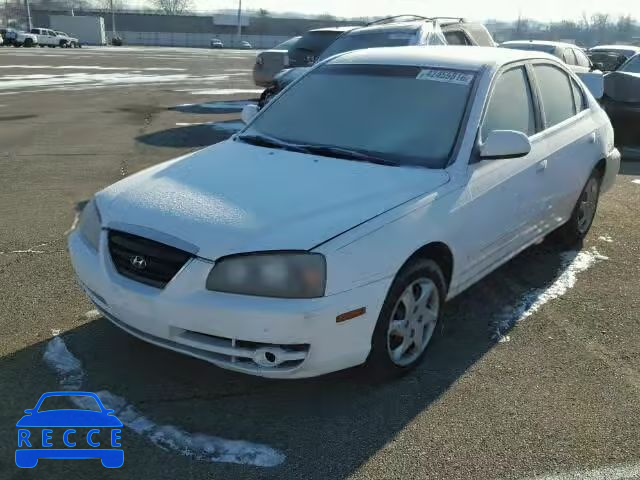 2004 HYUNDAI ELANTRA KMHDN46D64U717243 image 1