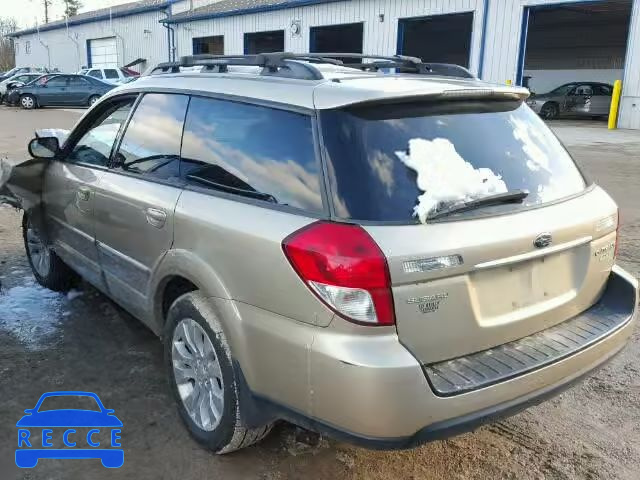 2009 SUBARU OUTBACK 2. 4S4BP66C597331035 image 2