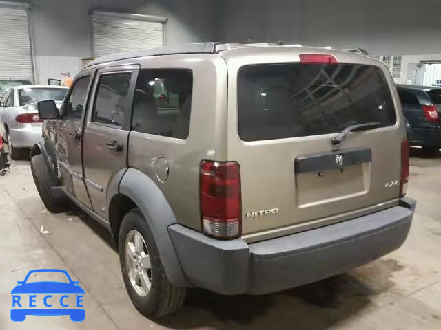 2007 DODGE NITRO SXT 1D8GU28K17W644653 зображення 2