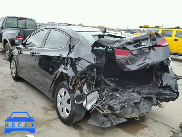 2016 HYUNDAI ELANTRA SE 5NPDH4AE3GH711295 image 2