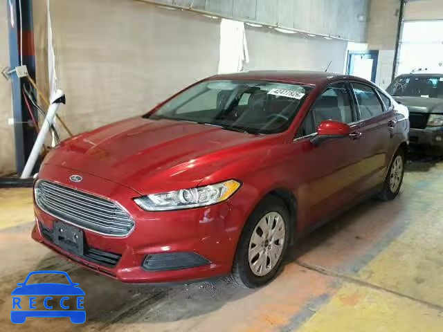 2014 FORD FUSION S 1FA6P0G75E5380493 зображення 1
