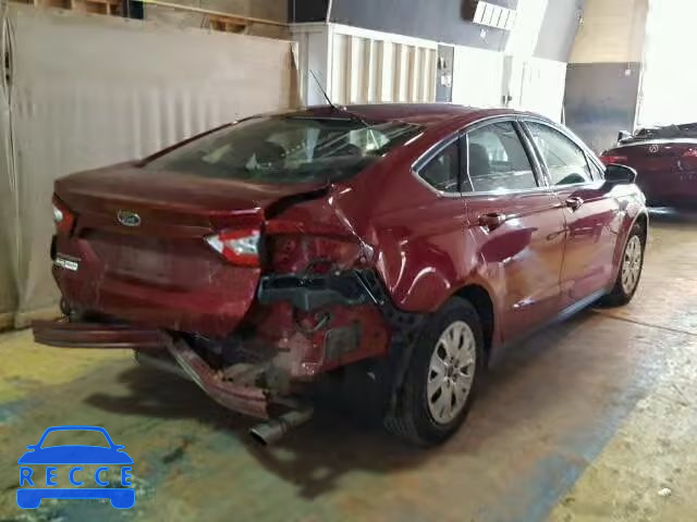 2014 FORD FUSION S 1FA6P0G75E5380493 зображення 3
