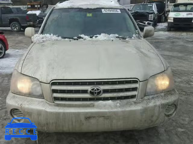 2003 TOYOTA HIGHLANDER JTEHD21A130025161 зображення 8