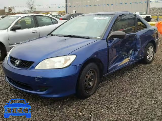 2004 HONDA CIVIC DX V 1HGEM22104L078330 зображення 1