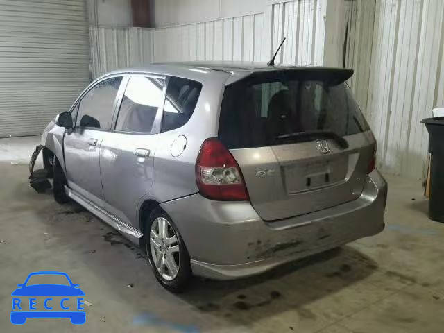 2007 HONDA FIT SPORT JHMGD38627S059349 image 2