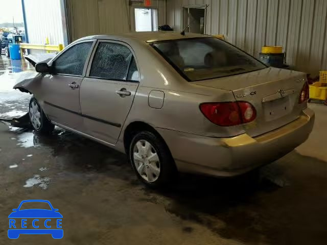 2003 TOYOTA COROLLA CE 1NXBR32E13Z165265 зображення 2