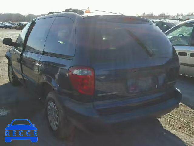 2002 CHRYSLER VOYAGER 1C8GJ25362B736313 Bild 2