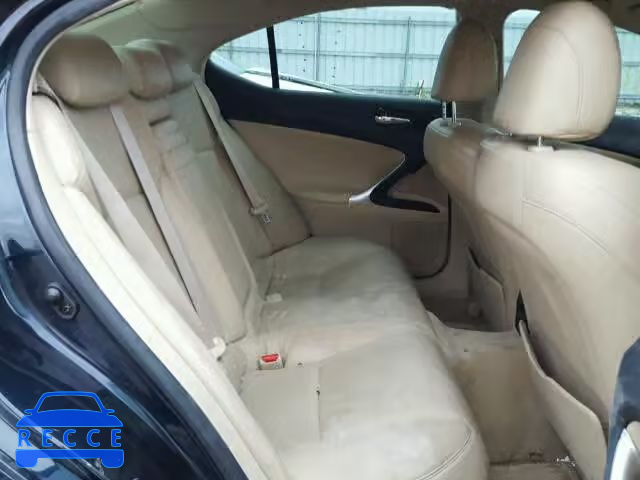 2006 LEXUS IS350 JTHBE262462003199 image 5