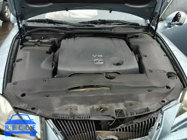 2006 LEXUS IS 250 JTHBK262662021244 зображення 6