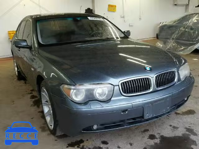 2003 BMW 745I WBAGL63433DP61767 зображення 0