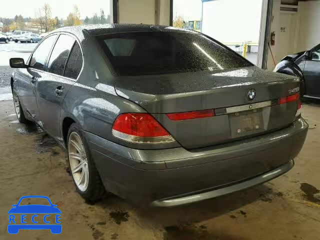 2003 BMW 745I WBAGL63433DP61767 image 2