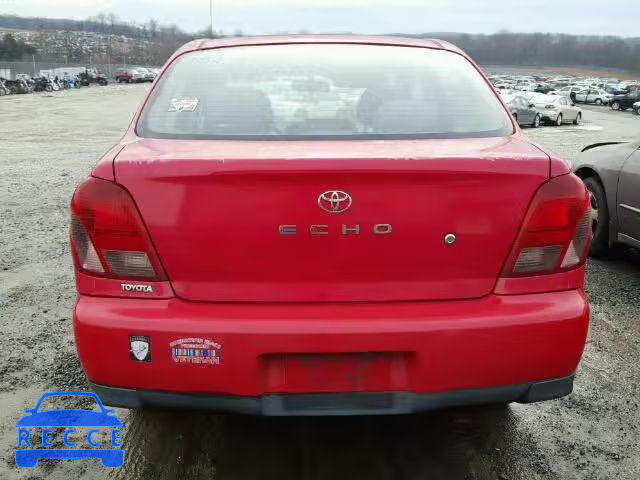 2000 TOYOTA ECHO JTDBT1236Y0089176 image 9