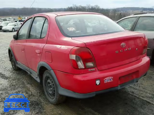 2000 TOYOTA ECHO JTDBT1236Y0089176 image 2