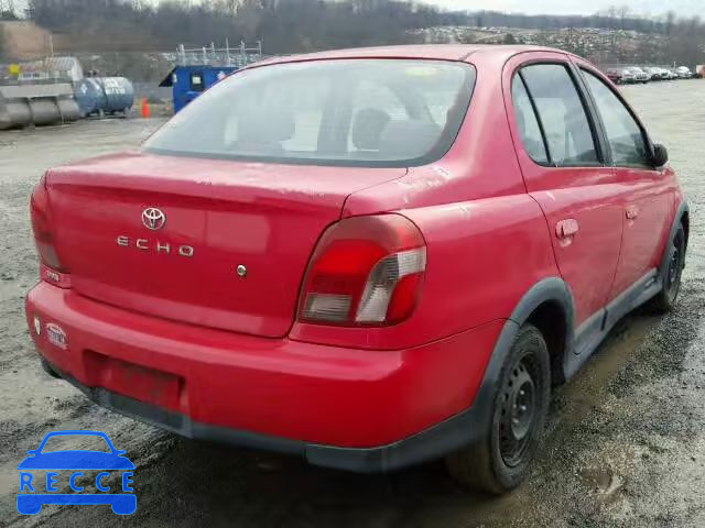 2000 TOYOTA ECHO JTDBT1236Y0089176 image 3