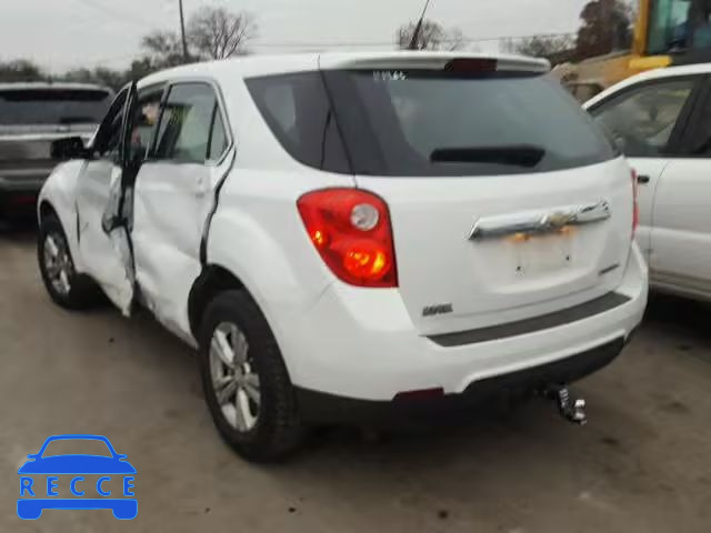 2011 CHEVROLET EQUINOX LS 2GNALBEC9B1191393 image 2
