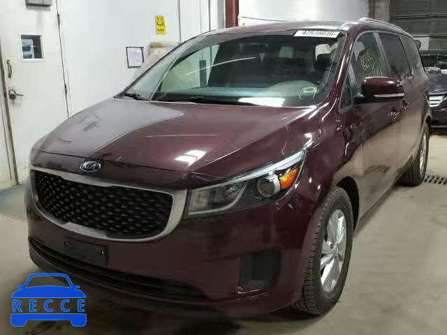 2016 KIA SEDONA LX KNDMB5C17G6100245 image 1