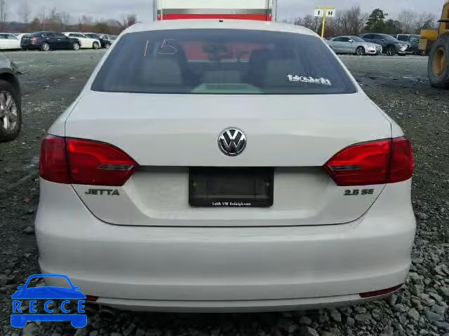 2011 VOLKSWAGEN JETTA SE 3VWBX7AJ9BM386323 image 9